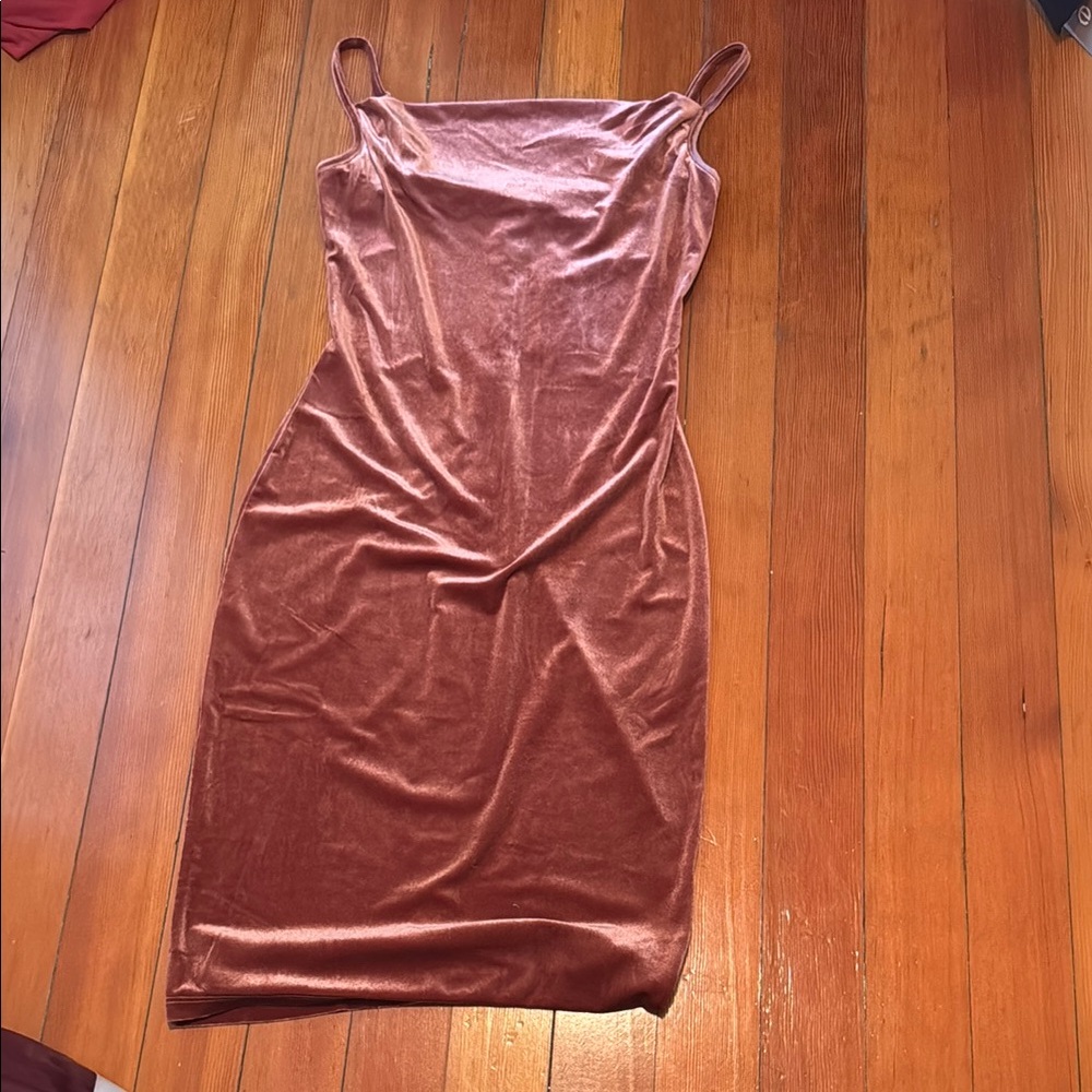 Love By Design Pink Bodycon Midi Dress